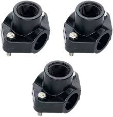 Pack de 3 Collarines de Riego 20mm con Salida Rosca 1/2"" - Empalme para Aspersores y Goteo