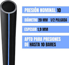 Manguera de Riego de Alta Presión - 10 PN 50/100 m