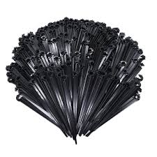 100 Anclajes para Manguera de Goteo - Soporte Resistente