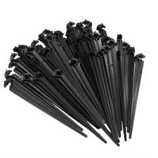 50 Piezas de Soporte para Manguera - Clavijas de Tierra