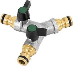 Conector Doble para Manguera de Jardín