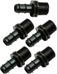 Conector de Manguera con Rosca Macho para Riego