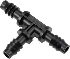 Conector en T de 8 mm para Riego - Pack de 5 Unidades