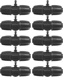 10 Piezas de Accesorios en T de Púas con Bloqueo - 16 mm a 4/7