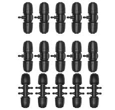 Conectores en T para Riego de Jardín - 15 Piezas de 1/2 Pulgada