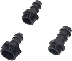 Conector Recto de Manguera con Rosca para Jardín