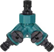 Válvula Doble Salida para Grifo y Manguera - Adaptador de Agua en V
