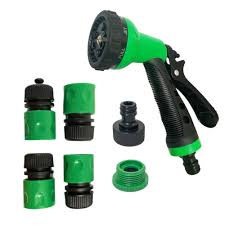 Pistola de Agua a Presión 8 Funciones para Jardín
