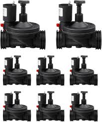 Pack de 8 Electroválvulas 1" 24V con Regulador de Caudal para Riego