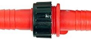 10 Conectores Rectos de Nailon para Manguera de Riego de 30 mm