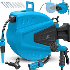 Enrollador de Mangueras KESSER® 180° | Ducha Múltiple y Montaje en Pared