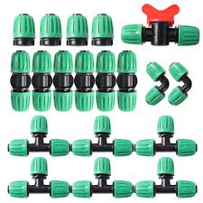 Kit de Riego por Goteo de 19 Piezas para Mangueras de 1/2 Pulgada