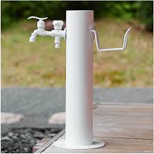 Columna de Agua Jardín con Soporte y Grifo Resistente