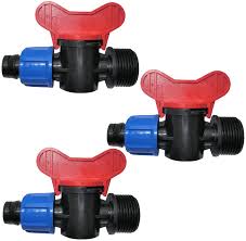 AERZETIX - Set de 3 Grifos de Cierre 16x26mm para Manguera