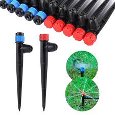 Emisor de Riego por Goteo Ajustable 360° - 50 Unidades de Colores