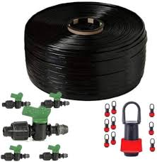 Pack Suinga 250m: Cinta de Riego por Goteo 16mm con Goteros y Accesorios