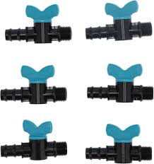 Buachois 50 Piezas: Válvula de Riego por Goteo 20mm