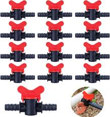Kit de 20 Válvulas de Cierre para Riego Goteo 16mm