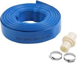 Manguera Plana KATSU 20 m x 38 mm para Descarga de Agua