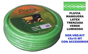 Kit de Riego Pluvia 15m - Manguera de Latex 15mm