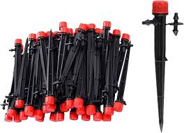200 Gotero Ajustables de Riego 360° para Tubo 4mm/7mm