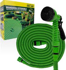 Manguera Jardín Extensible de Alta Presión con 7 Funciones