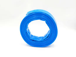 Manguera Plana de PVC Industrial Azul - Seguridad 3:1