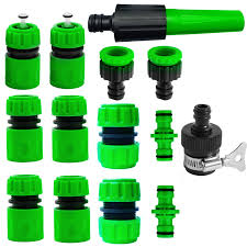 Conjunto de 14 Conectores para Manguera de Jardín