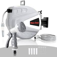 Tambor Automático de Manguera 30+2m con Soporte de Pared