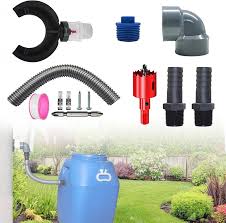 Colector de Agua de Lluvia 110 mm con Conexión y Manguera