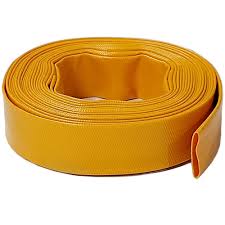 Manguera de Descarga Plana para Estanque 10m x 51mm - Amarilla