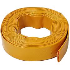 Manguera Plana Amarilla para Estanques - 10 m x 25 mm