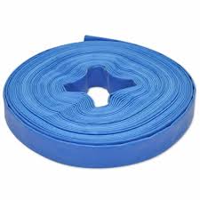Manguera Plana de Agua 25 m - Poliester PVC Azul