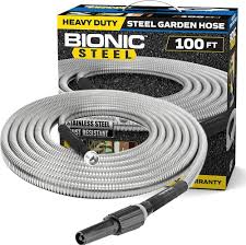 Manguera de Jardín BIONIC STEEL 100 pies - Acero Inoxidable Flexible