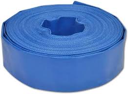 Manguera Plana de Agua 25 m - Poliester PVC Azul
