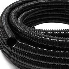 Manguera Flexible Reforzada para Estanque 50 m - 32 mm PVC Negro