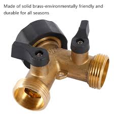 Grifo Doble para Lavado con Divisor