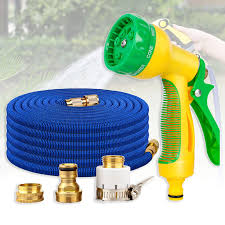 Conjunto Mágico de Mangueras con Adaptadores Metálicos
