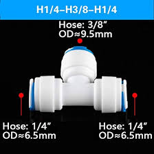 Manguera Conectora Rápida para Osmosis Inversa 1/4 3/8