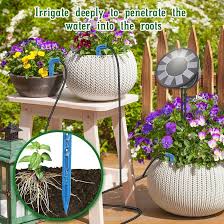 Riego Solar por Goteo para Jardín TRJZWA