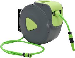 Carrete Retráctil de Manguera de Riego