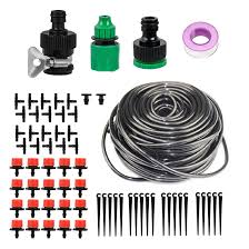 Kit de Riego por Goteo Automático para Jardín y Macetas
