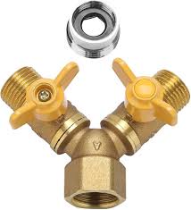 Conector Doble de Manguera de Latón G1/2 para Jardín
