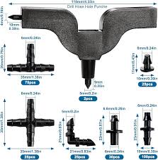VooGenzek: 282 Conectores de Riego Goteo 4/7mm