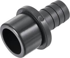 Adaptador de Tubo Recto de PVC 20 mm x 32 mm - Conector Rápido Negro
