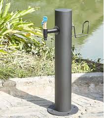 Columna de Agua Vertical para Jardín en Acero Inoxidable