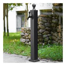 Fuente de Agua Retro para Jardín con Grifo de Cobre