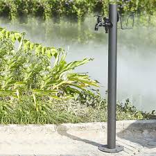 Columna de Agua Vertical para Jardín - Fuente de Acero Inoxidable