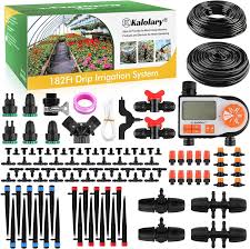 Kalolary Sistema de Riego por Goteo Automático de 182 Pies