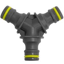 Racor Divisor Triple en Y 1/2'' para Manguera de Riego